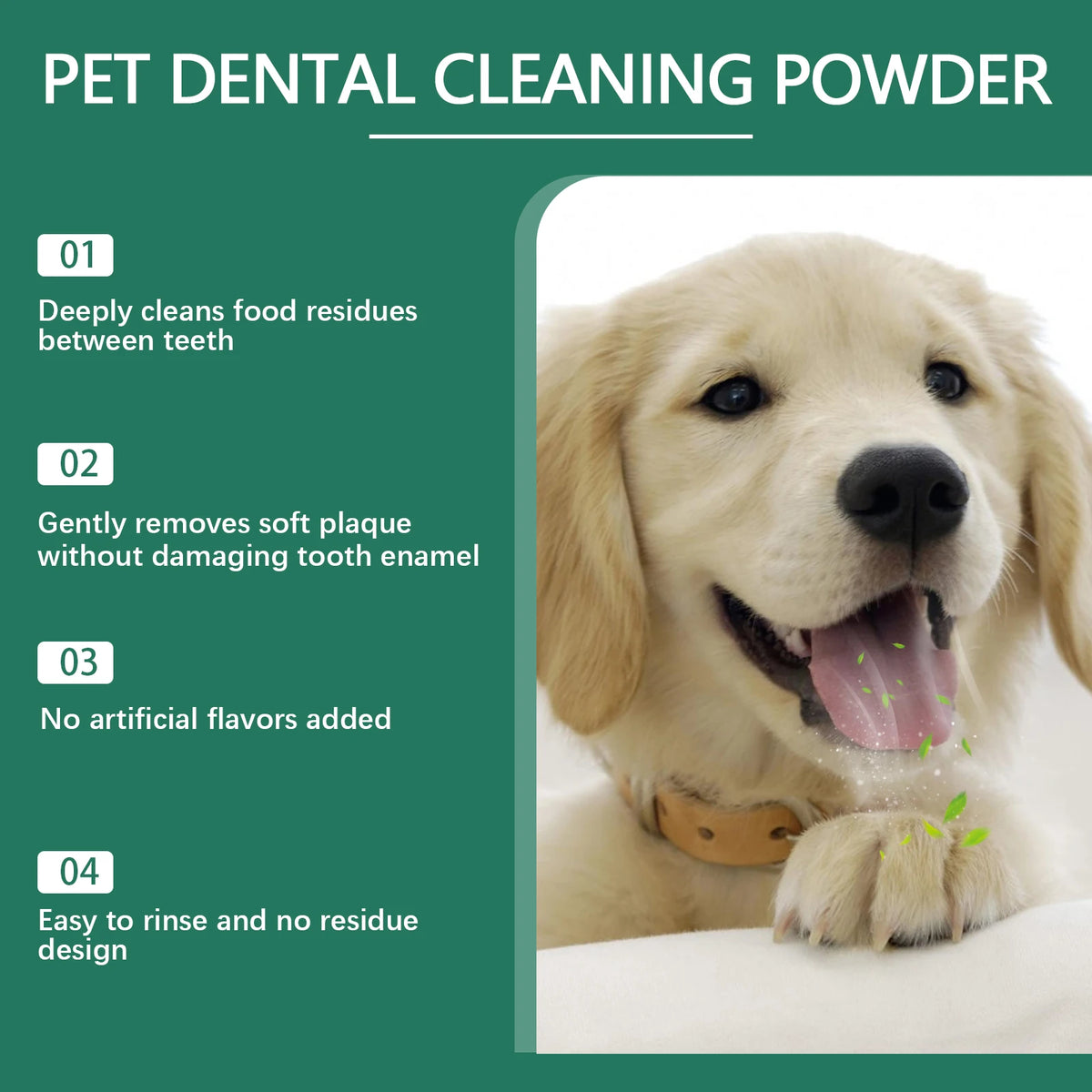 Natural Dog Teeth Cleaning Powder
